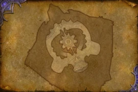 Map of the lower deck for the Lightforged draenei allied race starting area.