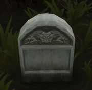 Engraved Headstone