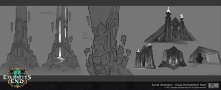 Concept art of Progenitor columns.