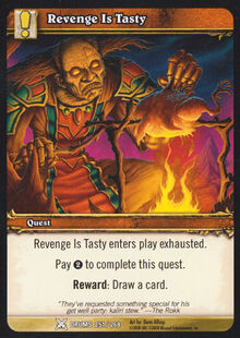 Revenge Is Tasty TCG Card