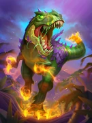 Krush with elemental Adaptations in Hearthstone Mercenaries.