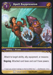 Spell Suppression TCG Card