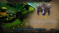 The side of Mount Hyjal in Warcraft III.