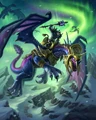 Warmaster Blackhorn riding Goriona.