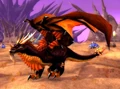 A black dragon from World of Warcraft.