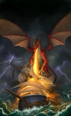 An attack on an  vessel.