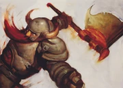 "Chipper" Ironbane, a dwarf warrior.