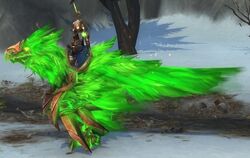green fire hawk mount