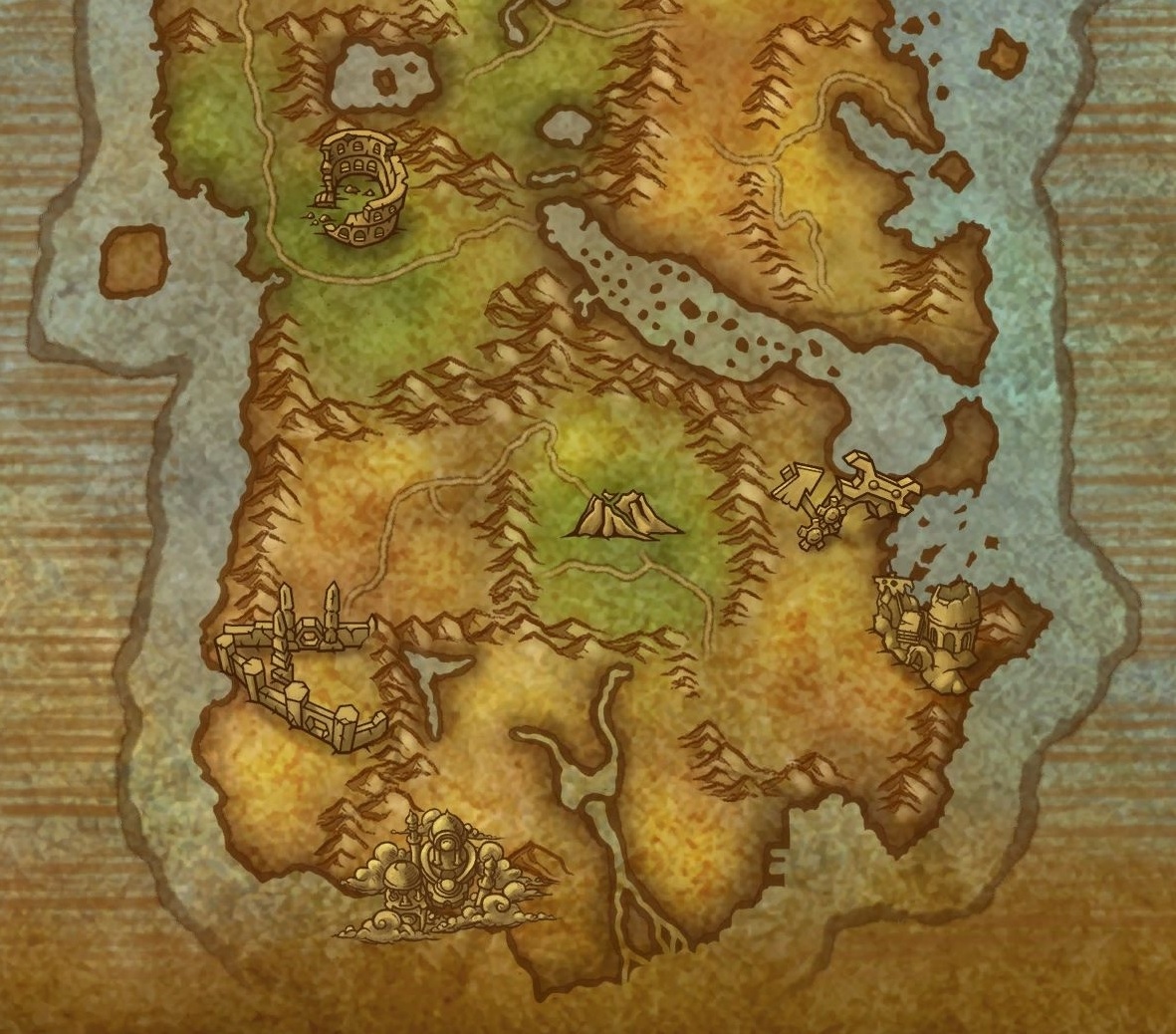 kalimdor map cataclysm