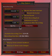 Mac Video Capture settings on WoW