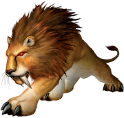 Dire lion