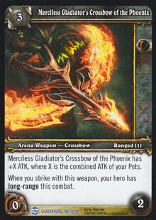 Merciless Gladiator's Crossbow of the Phoenix TCG Card.jpg