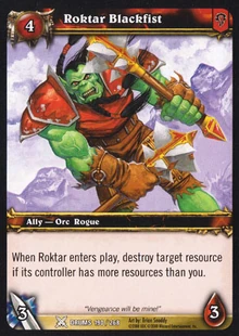 Roktar Blackfist TCG Card