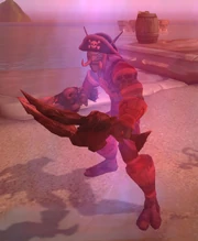 A  as he appeared in life.