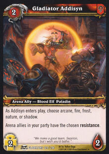 Gladiator Addisyn TCG Card