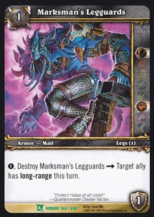 Marksman's Legguards TCG Card