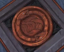 An alternate serpent symbol in Oribos.