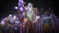 Arator on the left with forces aboard the Vindicaar preparing to assault Argus.