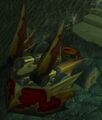 A blood elven ballista in WoW.