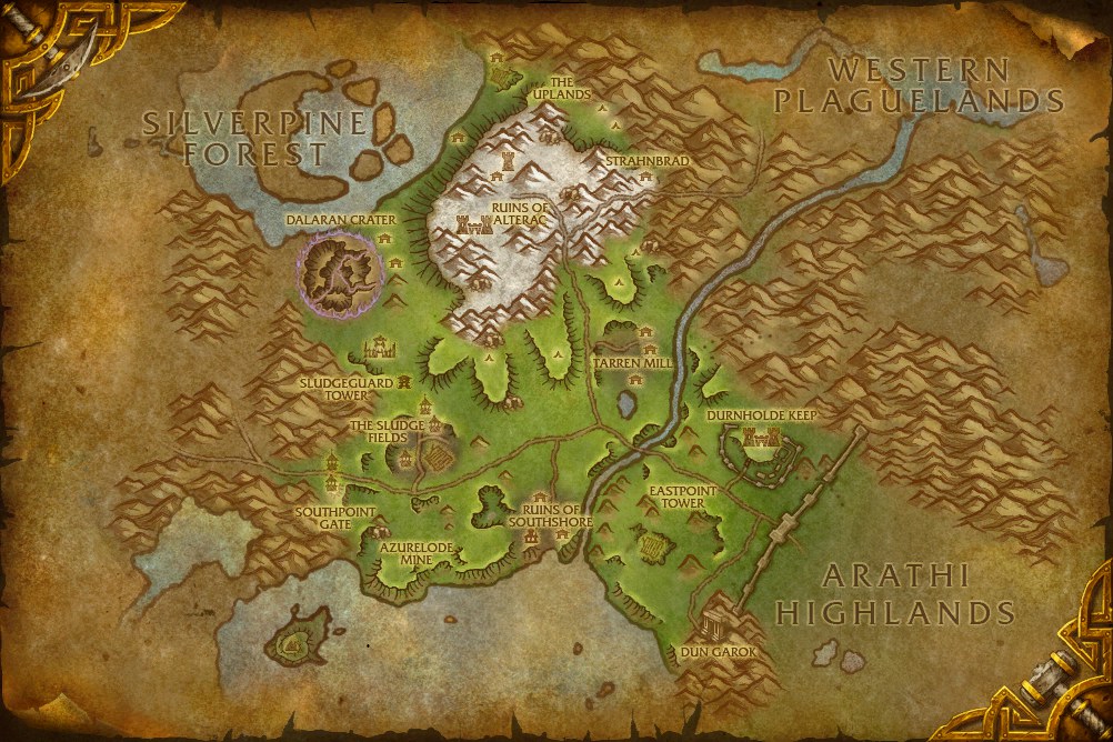 getting to the hinterlands from arathi