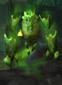 Fel unbound fire elemental