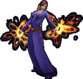 A human mage model as originally seen on the official World of Warcraft website.