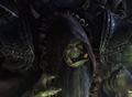 Warlock Gul'dan in the cinematic intro for Warlords of Draenor.