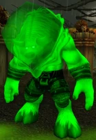 A tauren possessed by a slime.