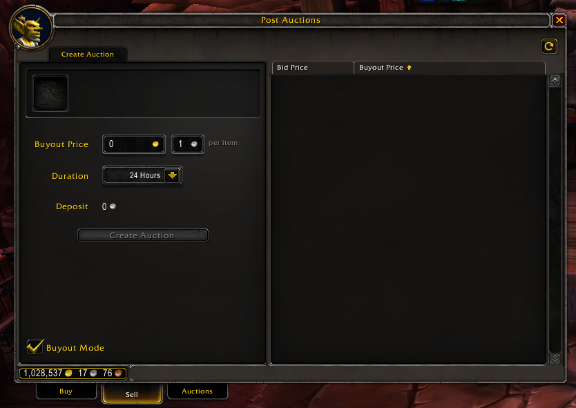 Auction House, WoWWiki