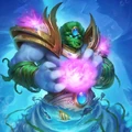 Al'Akir the Whirlpool hero skin in Hearthstone Battlegrounds.