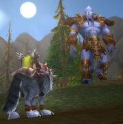 Archimonde in proportion to a player.