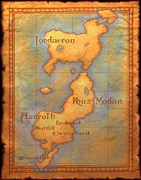 Three small isles west of Quel'Thalas, possibly the Dragon Isles.