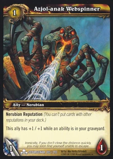 Azjol-anak Webspinner TCG Card