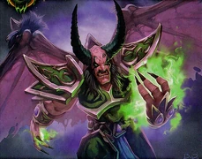 Mal'Ganis in the TCG.