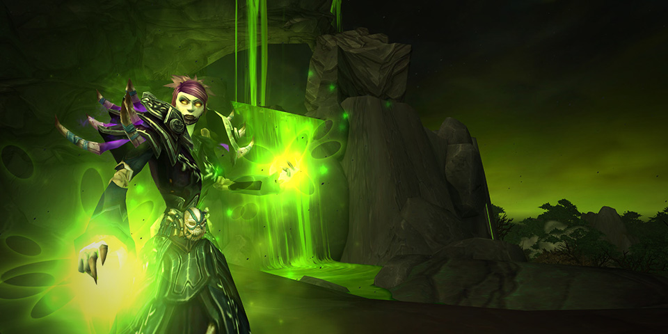 green fire warlock