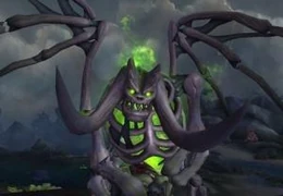 A skeletal Reanimated Pit Lord.