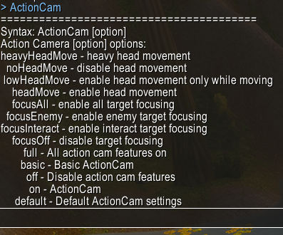 wow legion action camera