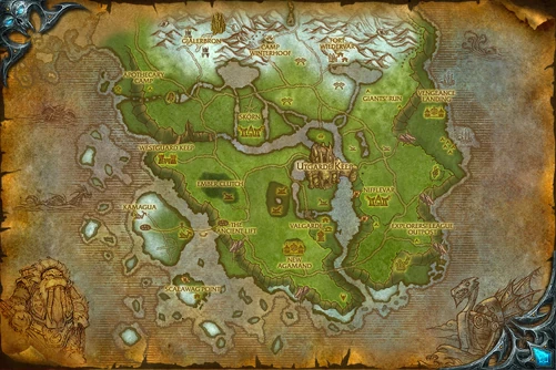 Howling Fjord map