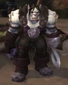 Pale gray skin, a Shattered Hand orc.