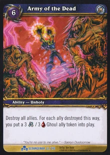 Army of the Dead TCG Card