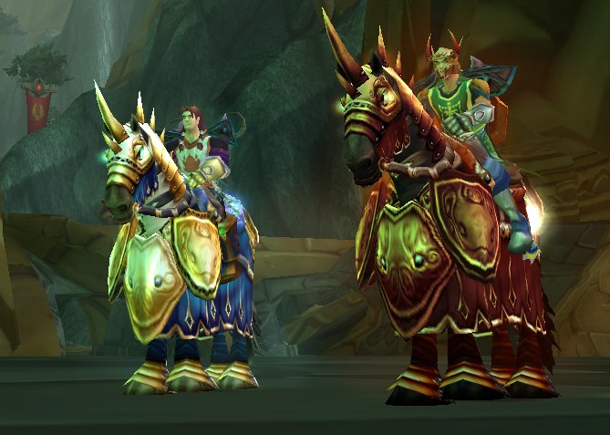 human paladin mount