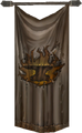 The Anvilrage banner, used to symbolize the Dark Iron in many areas.