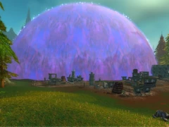 The dome before Dalaran moved to Northrend.