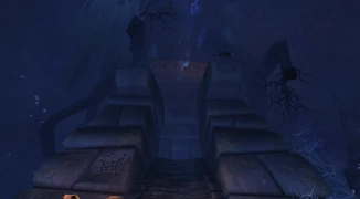 The exterior of the Altar of Shadow.