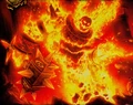 Ragnaros card art in the War of the Elements set.
