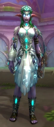 Tyrande in Darnassus.