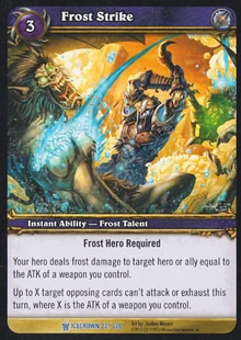 Frost Strike TCG Card