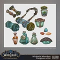 Concept art des objets de tortollan.