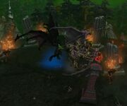 Illidan fights Tichondrius Reforged