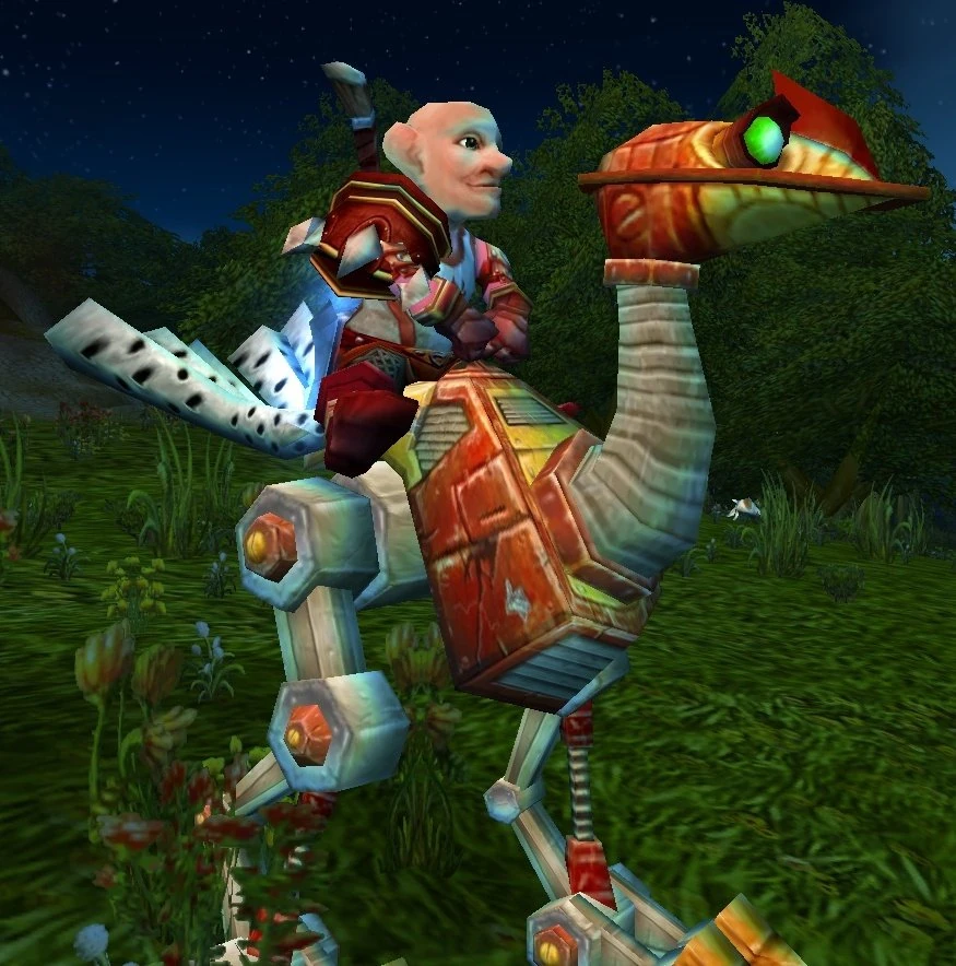 Riding MechaStrider (Red)